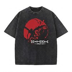 Death note shadows homme Washed NTMD1206 Death Note T-Shirts