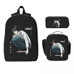 Death Note Lawlet Note Backpacks Set 