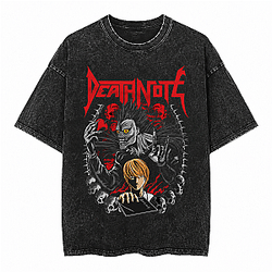 Vintage PTTT0309 Washed  Death Note T-Shirts