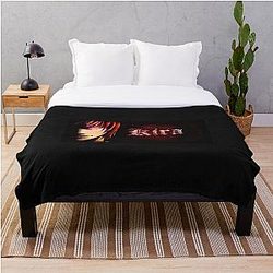 Death Note Blanket - Yagami Light "KIRA" Death Note Sticker Throw Blanket RB1908