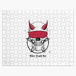 Death Note Puzzles - After Death Art Pentacle Skull Blindfold Jigsaw Puzzle RB1908