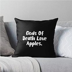 Death Note Pillows - Gods Of Death Love Apples Throw Pillow RB1908