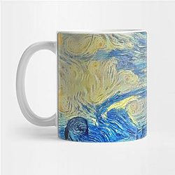 Death Note Mugs - Death Note Light and Ryuk in Starry Night Style Mask TP2204