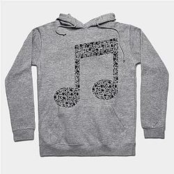 Death Note Hoodies - MUSICAL NOTE Hoodie TP2204