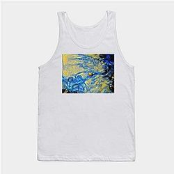 Death Note Tank Tops - Death Note Light and Ryuk in Starry Night Style Tank Top TP2204