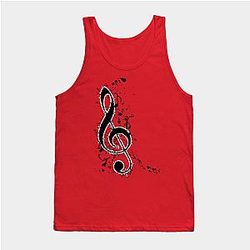 Death Note Tank Tops - Sol note Key Tank Top TP2204