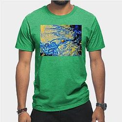 Death Note T-Shirts - Death Note Light and Ryuk in Starry Night Style T-Shirt TP2204
