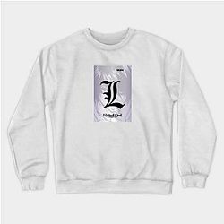Death Note Sweatshirts - Lawliet White Sweatshirt TP2204