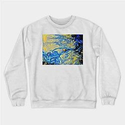 Death Note Sweatshirts - Death Note Light and Ryuk in Starry Night Style Sweatshirt TP2204