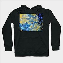 Death Note Hoodies - Death Note Light and Ryuk in Starry Night Style Hoodie TP2204
