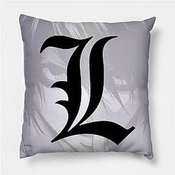 Death Note Pillows - Lawliet White Pillow TP2204