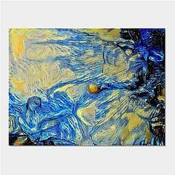 Death Note Posters - Death Note Light and Ryuk in Starry Night Style Poster TP2204