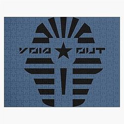 Death Stranding - VOID OUT logo - Black Jigsaw Puzzle