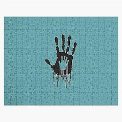 death stranding handprint Jigsaw Puzzle
