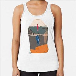 Death Stranding Capsule Racerback Tank Top