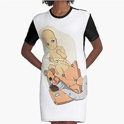 BB Death Stranding Graphic T-Shirt Dress