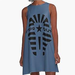 Death Stranding - VOID OUT logo - Black A-Line Dress