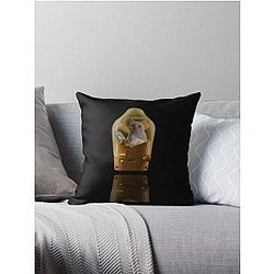 Death stranding cat pod Throw Pillow