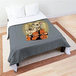 Death Stranding Cat BB Comforter