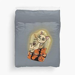Death Stranding Cat BB Duvet Cover