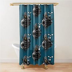 Higgs - Death Stranding   Shower Curtain