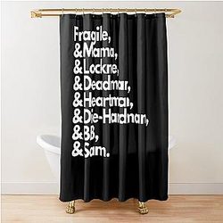 Death Stranding Roll Call Shower Curtain