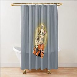 Death Stranding Cat BB Shower Curtain