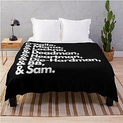 Death Stranding Roll Call Throw Blanket