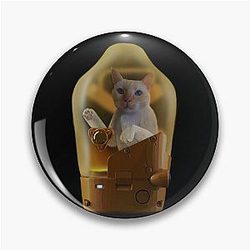 Death stranding cat pod Pin