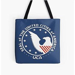 Death Stranding - UCA Logo All Over Print Tote Bag