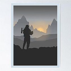 Death Stranding - Minimalist Travel Style - Video Game Art Poster