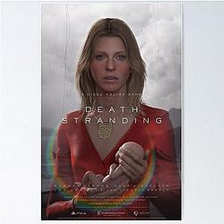 Death Stranding Tee Shirt Lindsay Wagner Poster