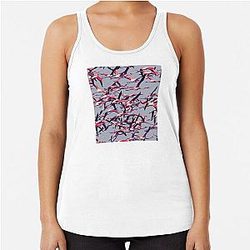 concert deftones rave deftones deftones text deftones helmet Racerback Tank Top