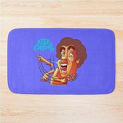 4 Fighters natural texture 0025 band tour designs Bath Mat