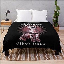 Deftones Living Are Good Throw Blanket