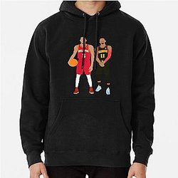 Atlanta Hawks Dejounte Murray Trae Young Pullover Hoodie