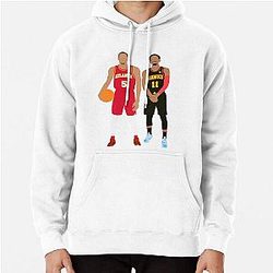 Atlanta Hawks Dejounte Murray Trae Young Pullover Hoodie
