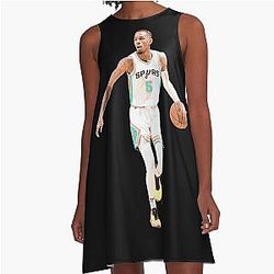 Dejounte Murray 5-Inch Basketball A-Line Dress