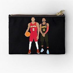 Atlanta Hawks - Dejounte Murray 5  Trae Young 11  Zipper Pouch