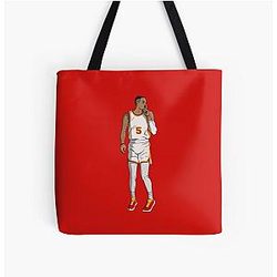 DeJounte Murray - Atlanta Hawks Basketball Tote Bag