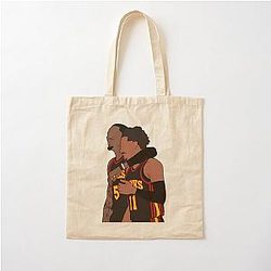 Trae Young and Dejounte Murray - Hawks Brotherhood Cotton Tote Bag