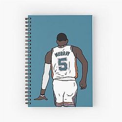 Dejounte Murray Too Small Spiral Notebook