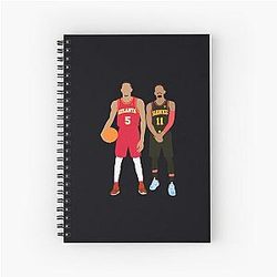 Atlanta Hawks Spirals Notebook