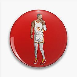 DeJounte Murray Atlanta Hawks Basketball Pin