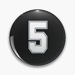 Dejounte Murray Number 5 San Antonio Spurs Jersey Inspired Pin