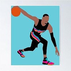 Dejounte Murray Fiesta Poster
