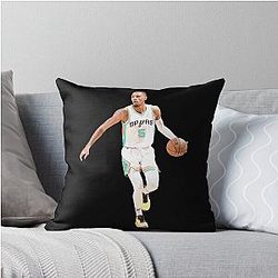 Dejounte Murray Basketball Throw Pillow
