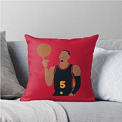 Dejounte Murray Atlanta Throw Pillow