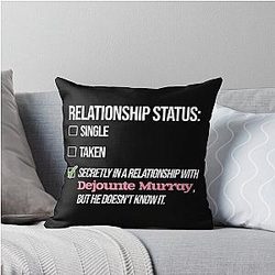 Relationship with Dejounte Murray Throw Pillow