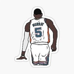 Dejounte Murray Too Small Sticker